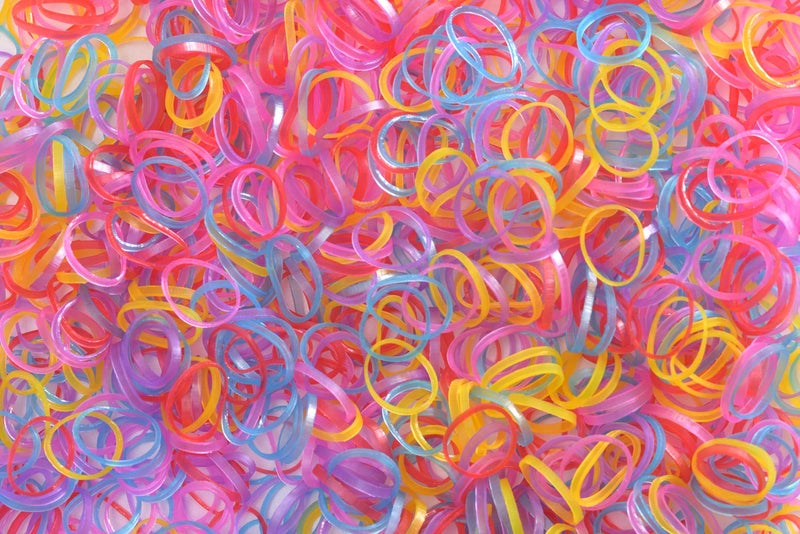 Youxuan Kids Elastics No Damage Colored Hair Bands Fashion Girls Hair Ties 1000 Count Small Size - Image 4